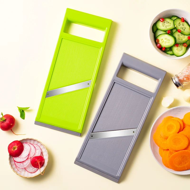 多機能野菜カッター鋼刃マンドリンスライサーポテトピーラーニン - Household Kitchen Gadgets Vegetable Cutter Silk Cutter のレビューと価格