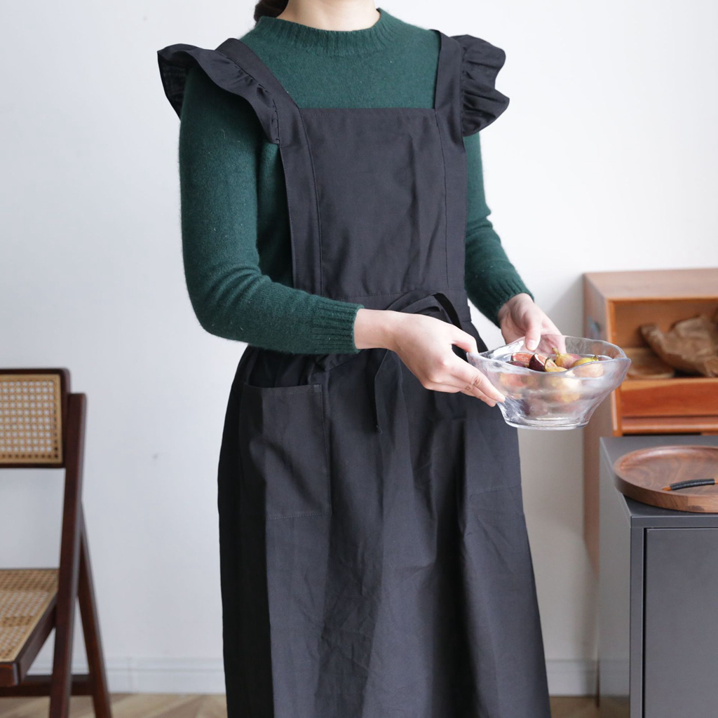 ウォッシュドコットンリネン,レトロ,花,店,庭,フリル,調理 - Kitchen Gadgets For Women のレビューと価格