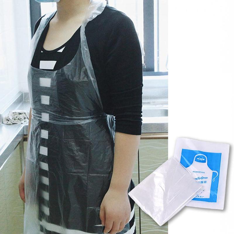 20 個使い捨てキッチンエプロンプラスチック防水エプロン個別 - Kitchen Gadgets For Women のレビューと価格