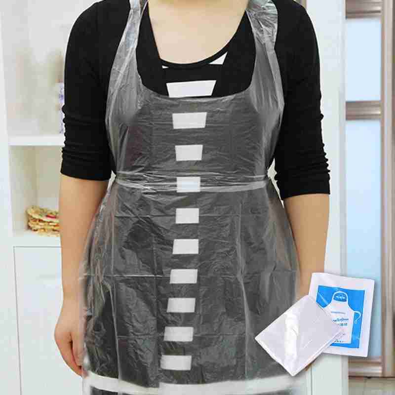 20 個使い捨てキッチンエプロンプラスチック防水エプロン個別 - Kitchen Gadgets For Women のレビューと価格