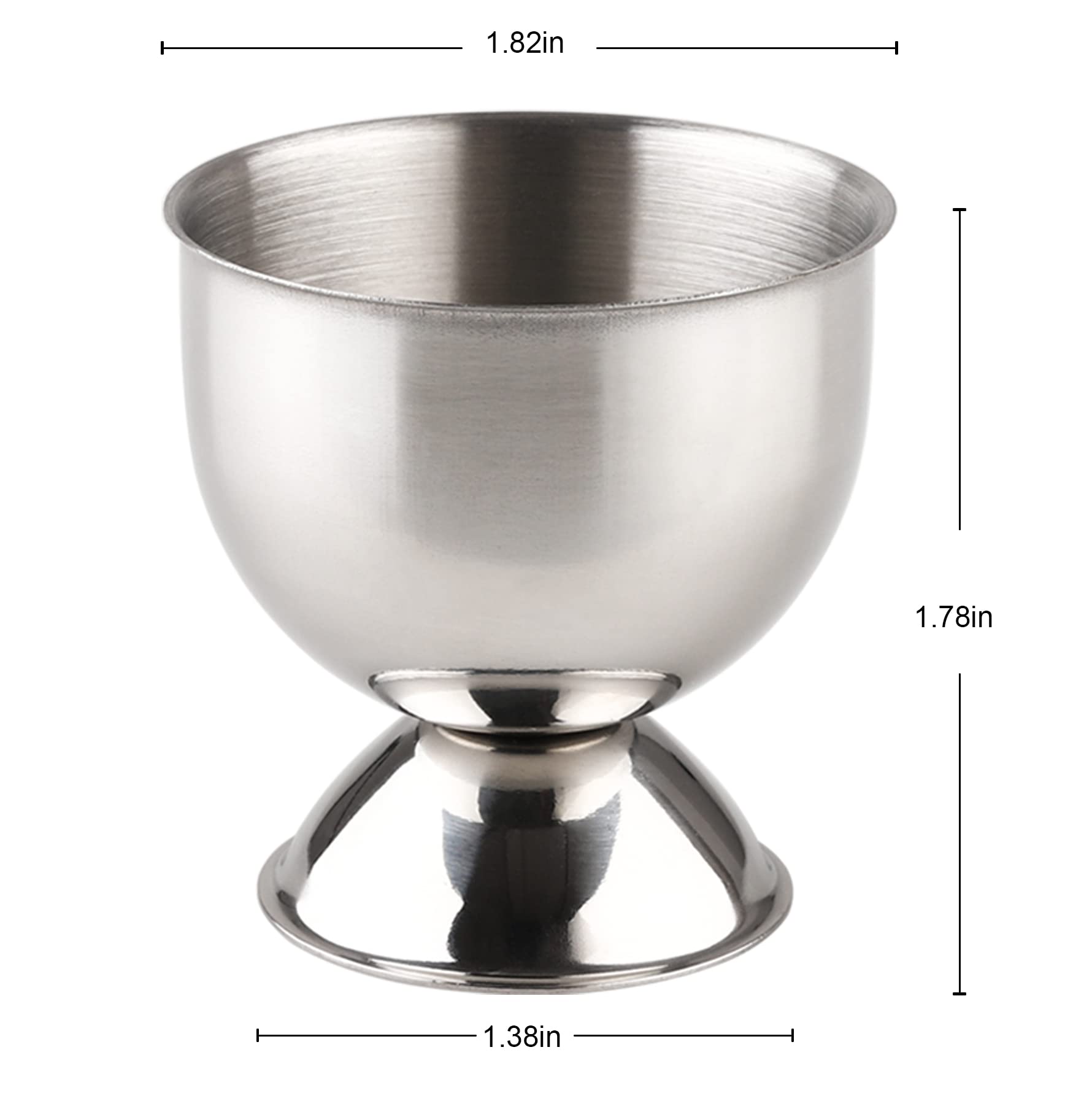 ステンレス製エッグカップセット、ハード、ソフトウエッグトレイ - Kitchen Gadgets To Gift のレビューと価格