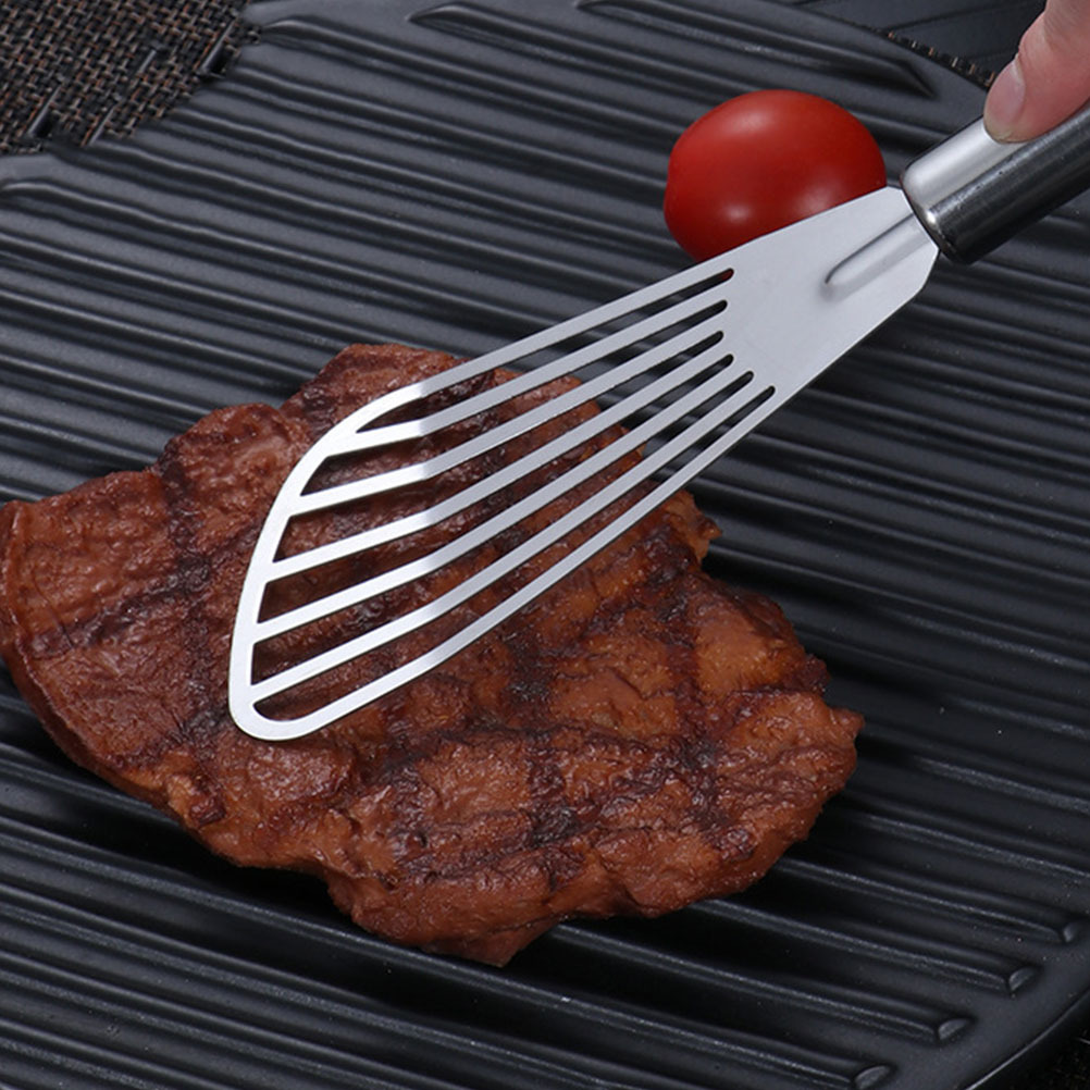 3 個ステンレス鋼スパチュラステーキフライ魚用スロット付きタ - Kitchen Gadgets For Cooking のレビューと価格