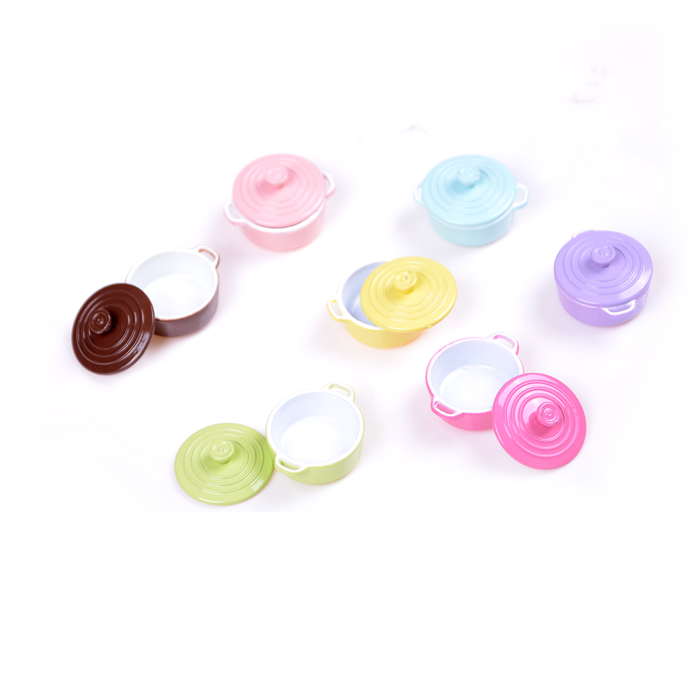 ドールハウス用ミニチュアキッチン用品,1:12スケール,蓋付 - Kitchen Gadgets Sale のレビューと価格
