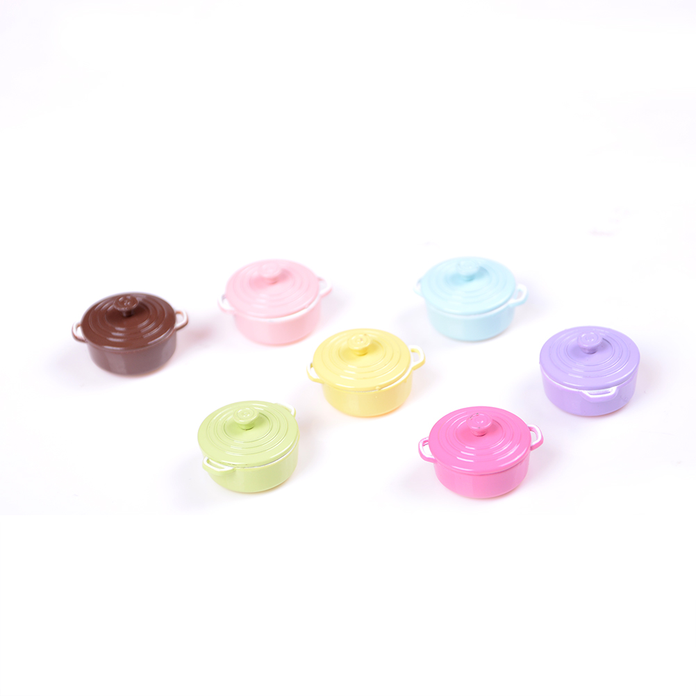 ドールハウス用ミニチュアキッチン用品,1:12スケール,蓋付 - Kitchen Gadgets Sale のレビューと価格