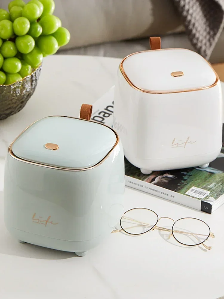 軽量高級感のある卓上ゴミ箱、二層式コーヒーテーブルカバー、小 - Kitchen Gadgets Luxury のレビューと価格