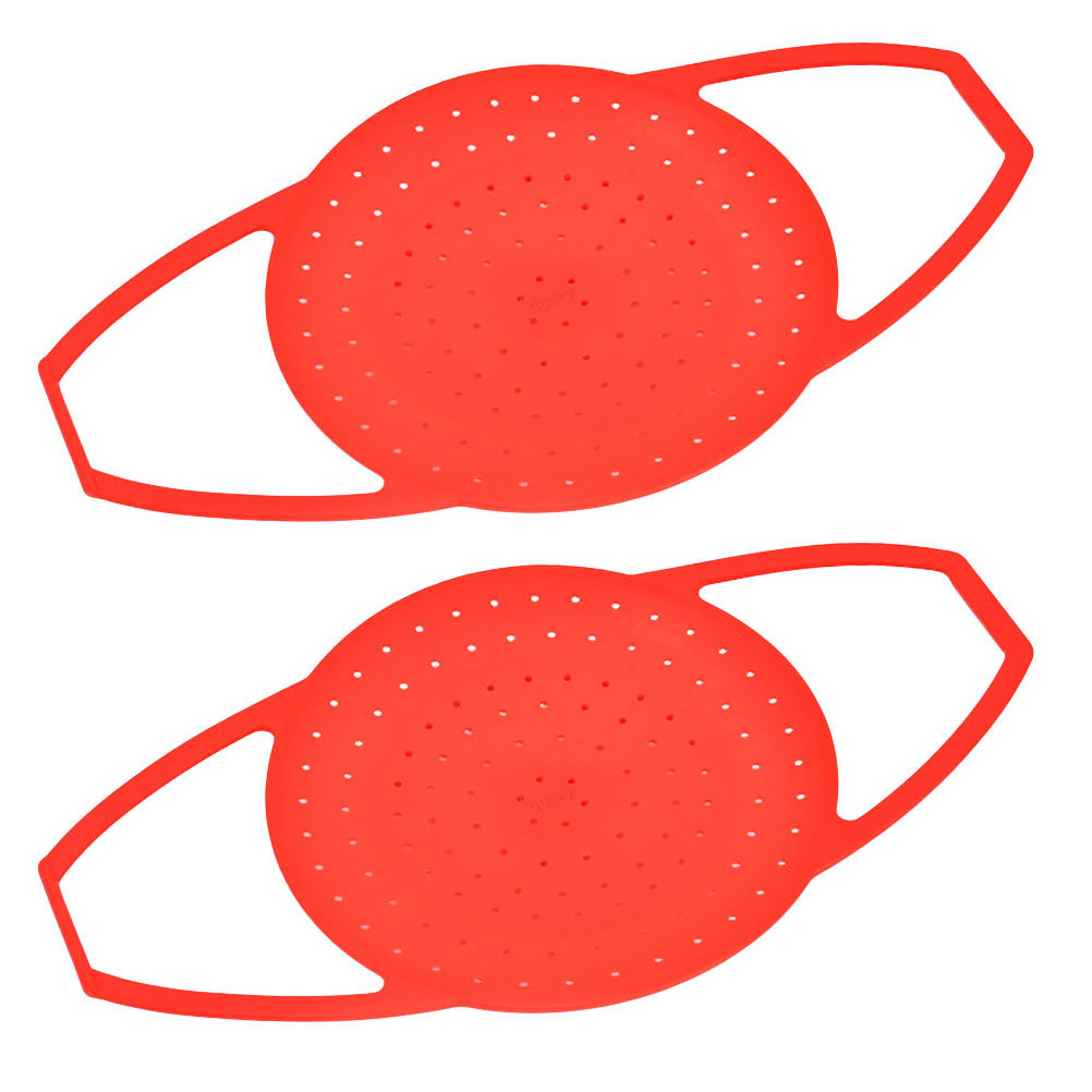 2個入り折りたたみ式シリコン蒸し器ラック、野菜や卵の蒸しバス - Silicone Steamer Basket のレビューと価格