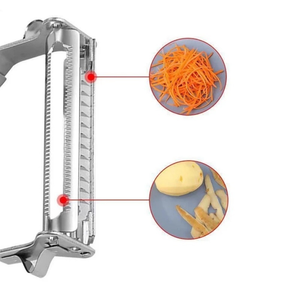 4 in 1 ステンレス鋼多機能ピーラースライサー野菜果物ジ - Household Kitchen Gadgets Vegetable Cutter Silk Cutter のレビューと価格