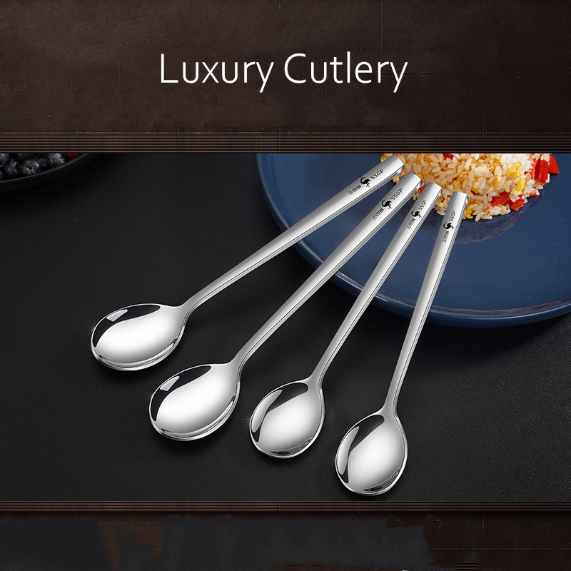 Lfgb証明書ステンレス鋼スプーン、高級食器、スープ食器、食 - Kitchen Gadgets Luxury のレビューと価格