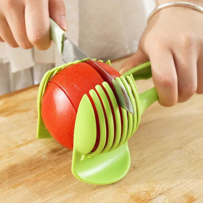 滑り止めトマトスライサーガイド、フルーツスライスホルダー、ハ - Kitchen Gadgets Guide のレビューと価格