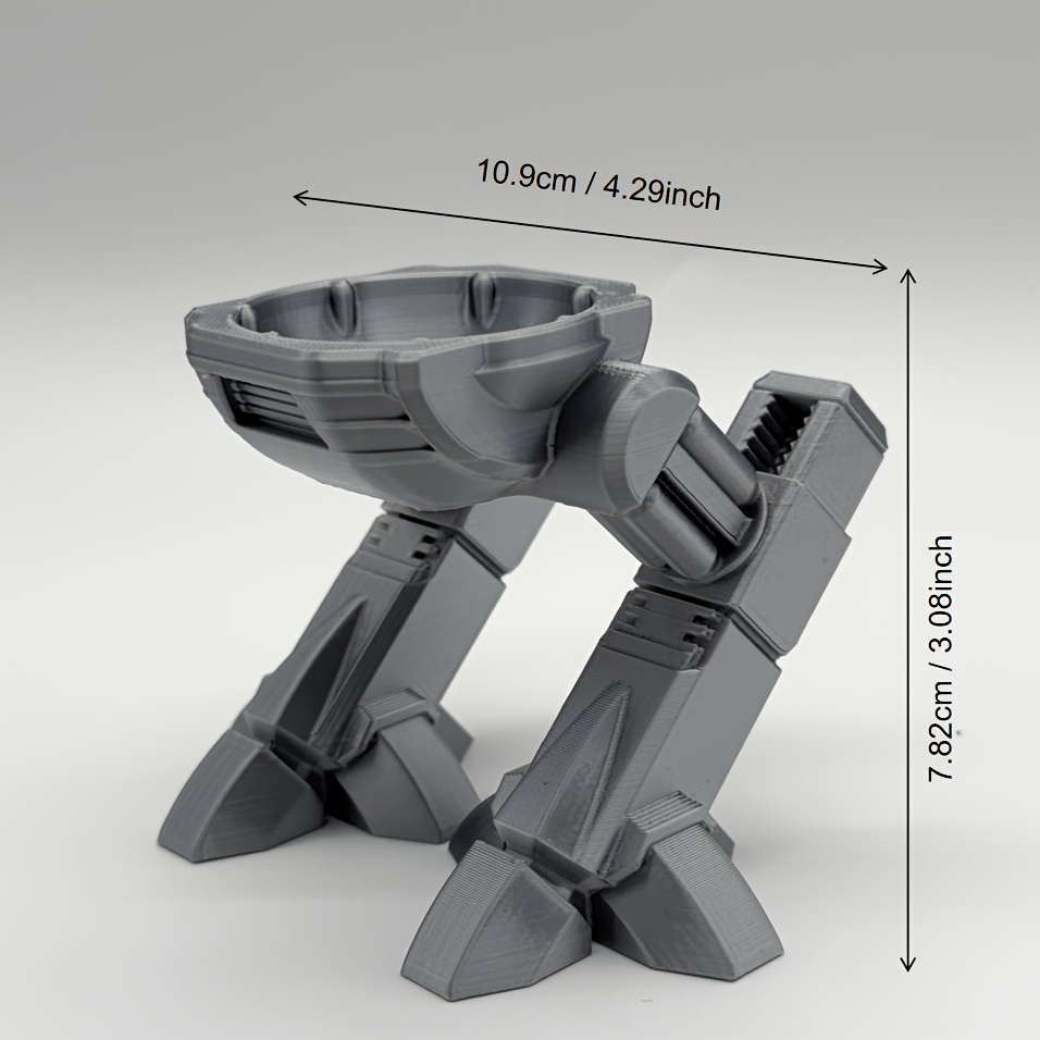 機械式ロボットエッグカップ 3Dプリント製 ノベルティ二足歩 - Kitchen Gadgets To Gift のレビューと価格