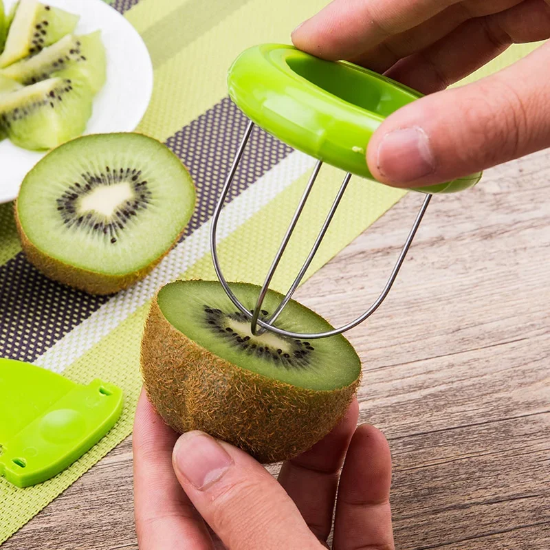 1PC クリエイティブフルーツカッティングナイフキウイカッタ - Kitchen Gadgets For Cooking のレビューと価格